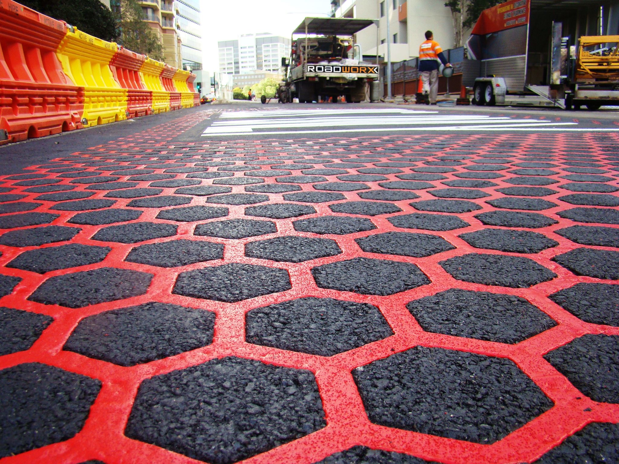 Renkli Desenli Asfalt